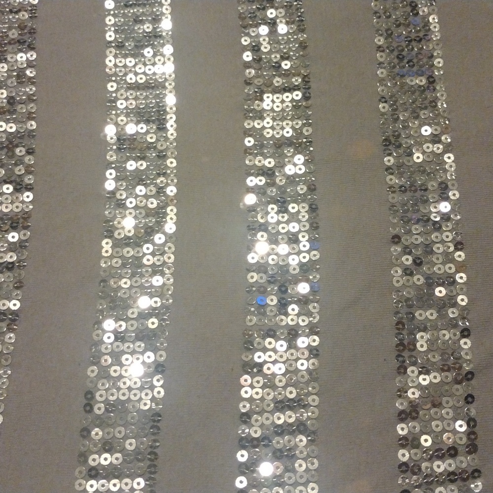 Old Navy White and Silver Sequin Tank - Picture 4 of 11